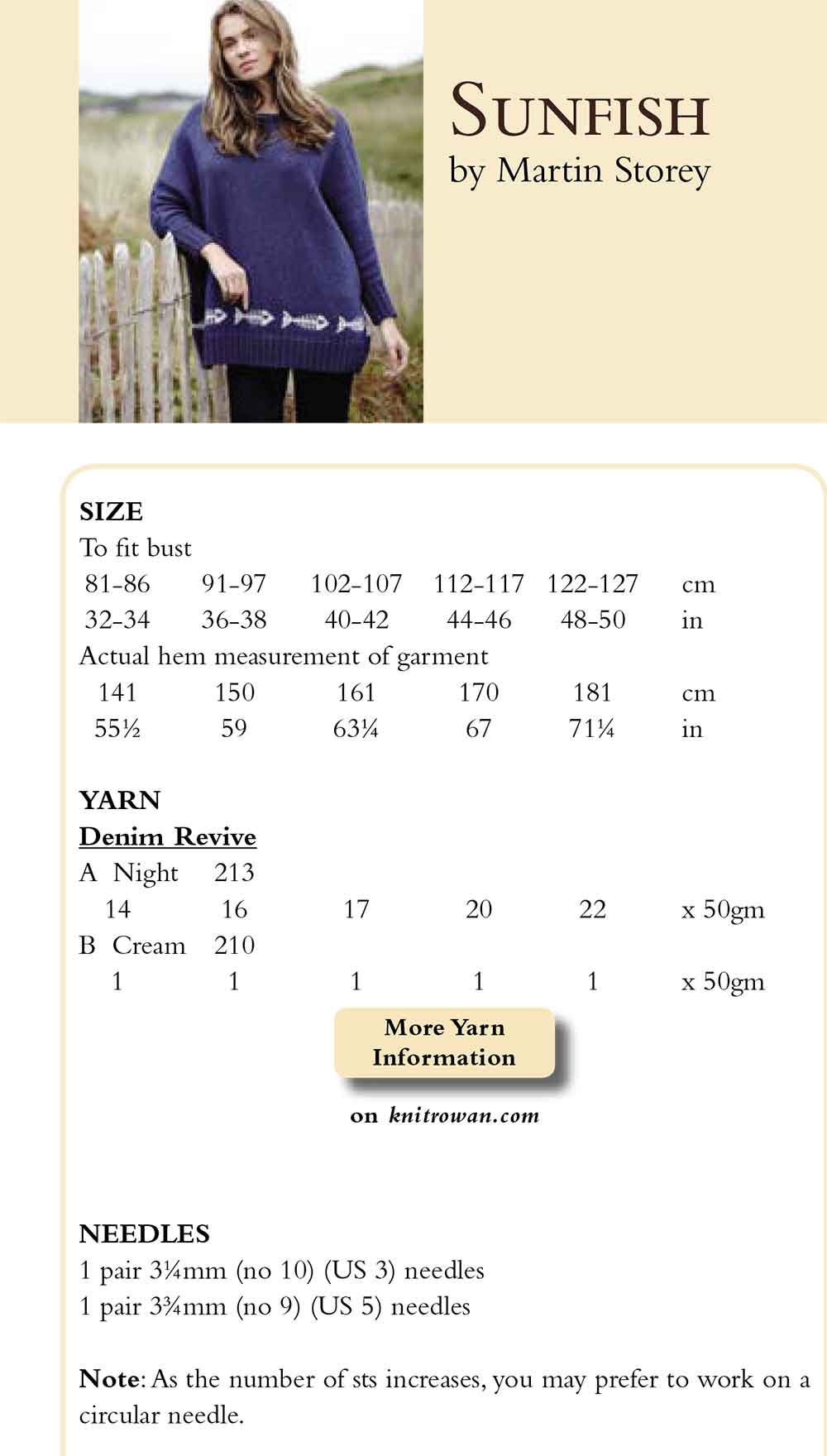Sunfish Sweater in Rowan Denim Revive - Digital Version - Image 2