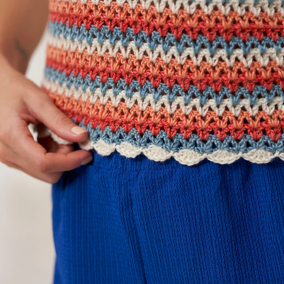 Suvi Crochet Twin Set in West Yorkshire Spinners Elements Dk - Digital Version DPB0278 - Image 5