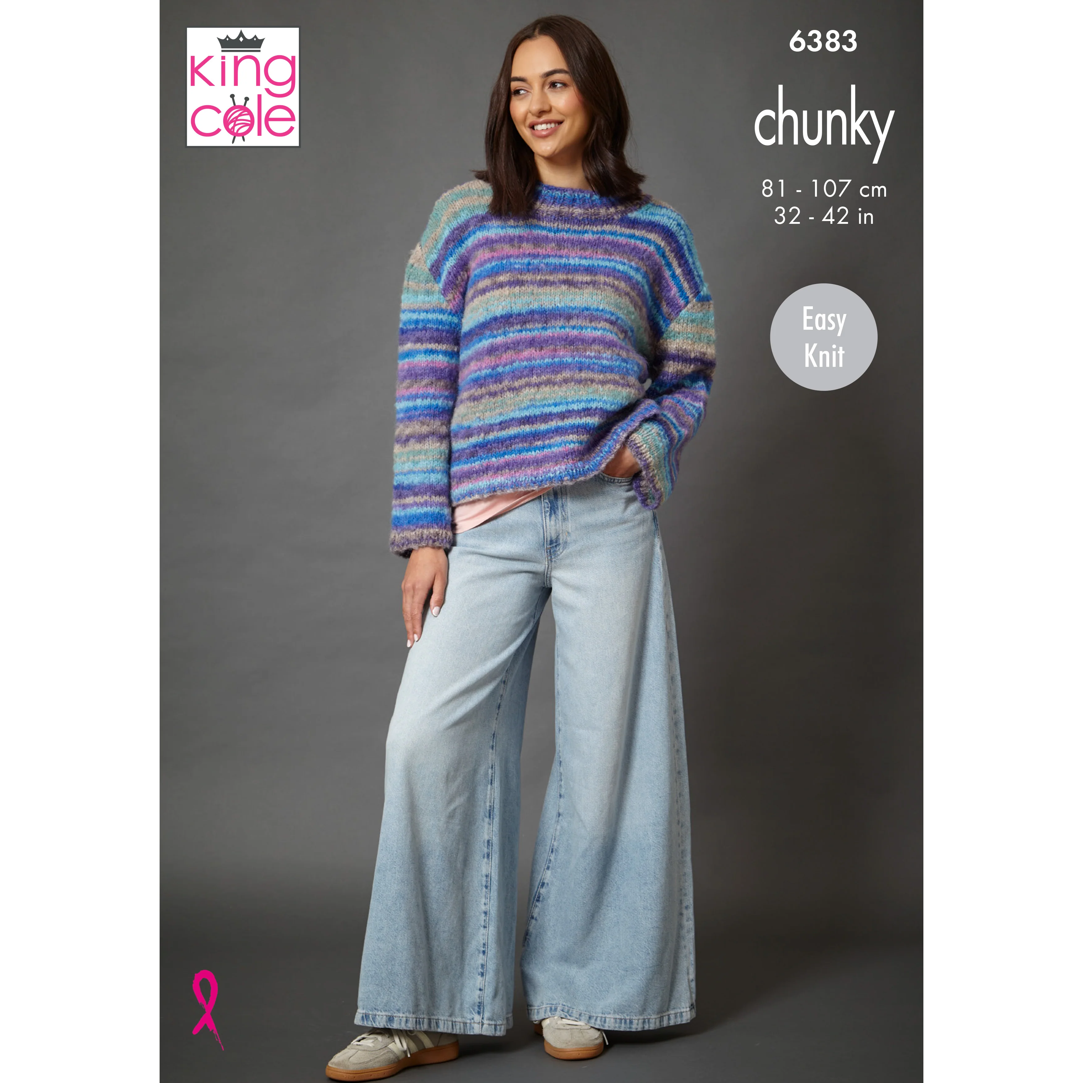 Sweater and Cardigan in King Cole Flair Chunky