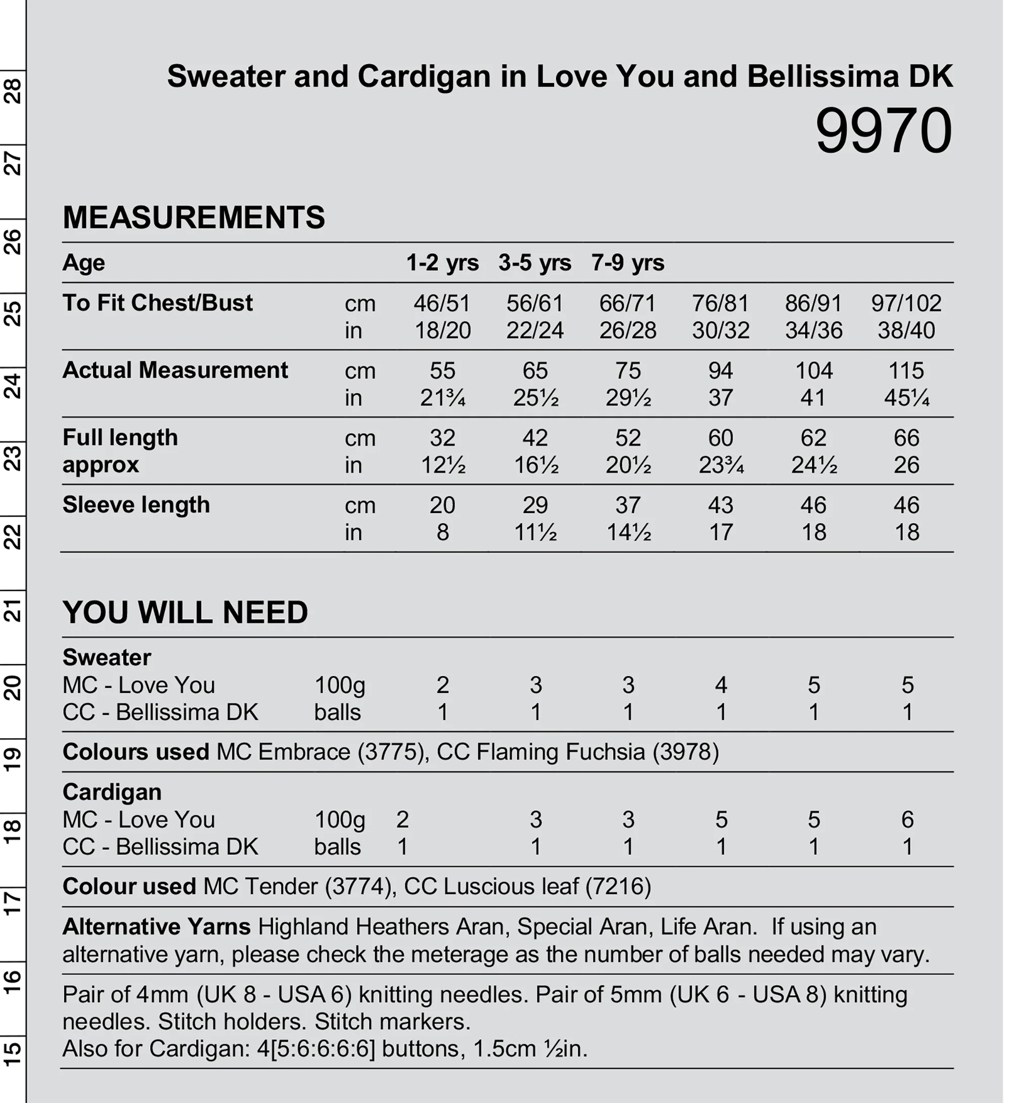 Sweater and Cardigan in Stylecraft Love You Aran - Digital Version 9970 - Image 2