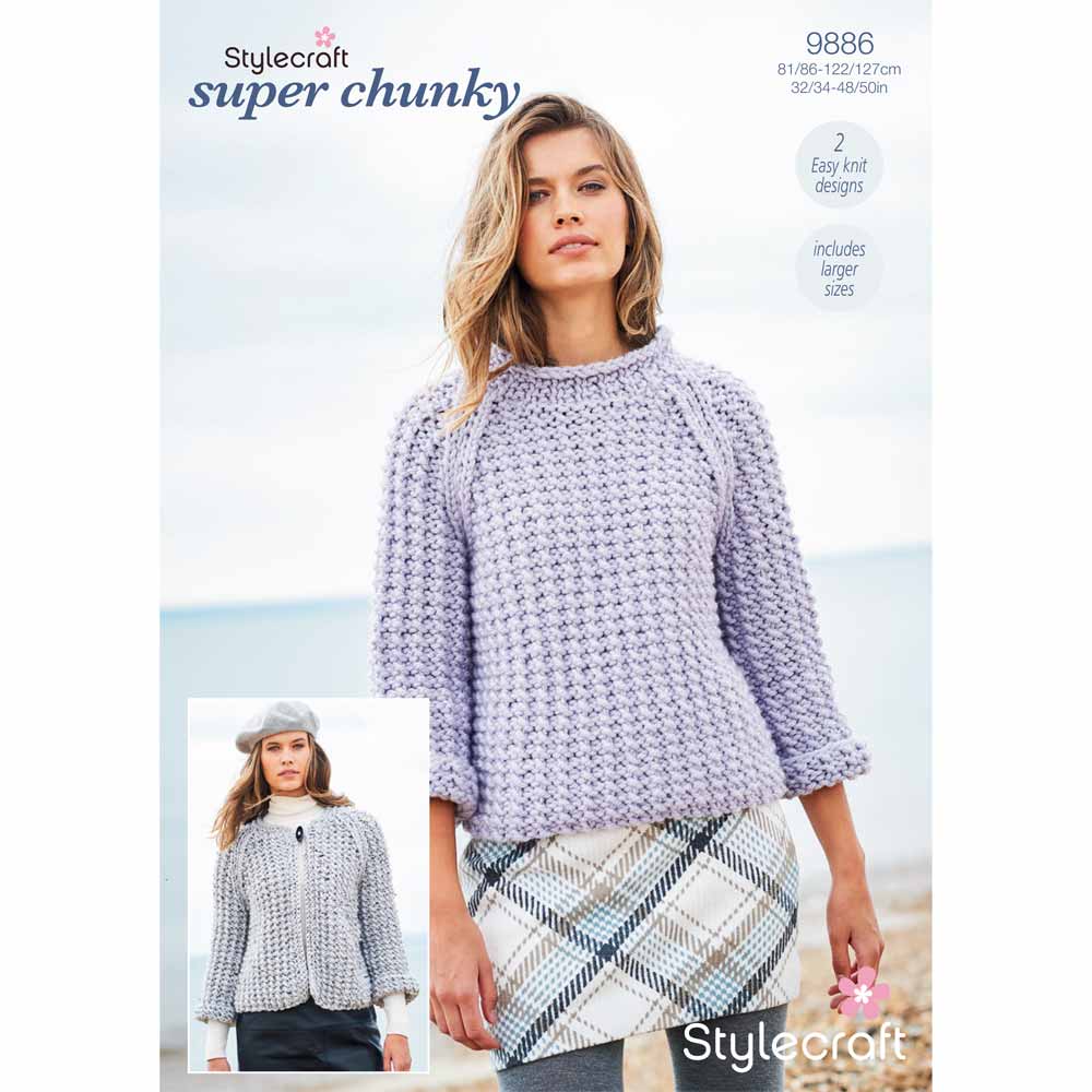 Sweater and Cardigan in Stylecraft Special XL and Special XL Tweed - Digital Version 9886