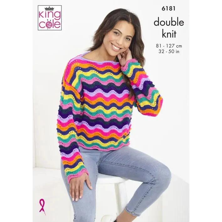 Sweater and Cardigan: Knitted in King Cole DK