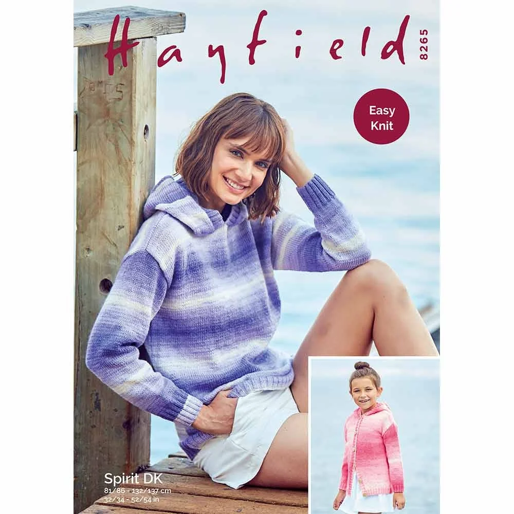 Sweater and Jacket in Hayfield Spirit DK