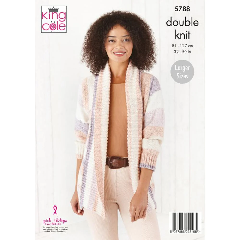 Sweater and Jacket in King Cole Harvest Dk - Digital Version 5788 - Image 3