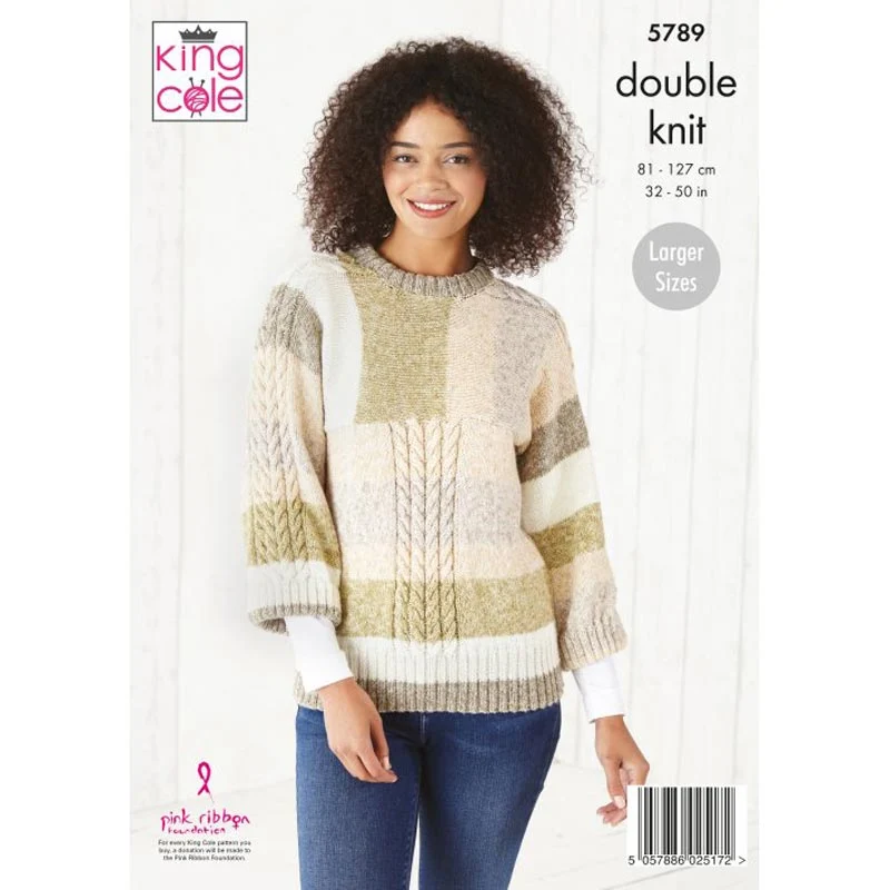 Sweater and Jacket in King Cole Harvest Dk - Digital Version 5789 - Image 3