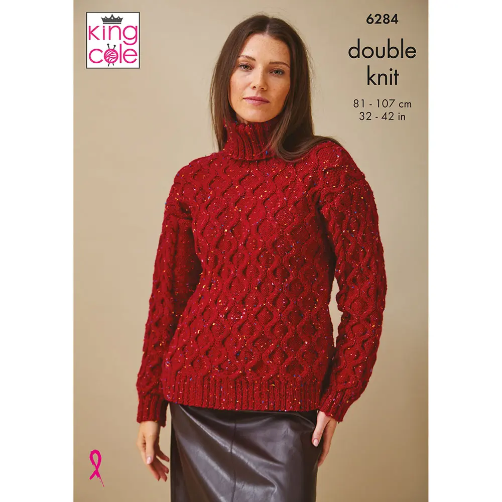 Sweater and Tank Top knitted in King Cole Merino Blend DK
