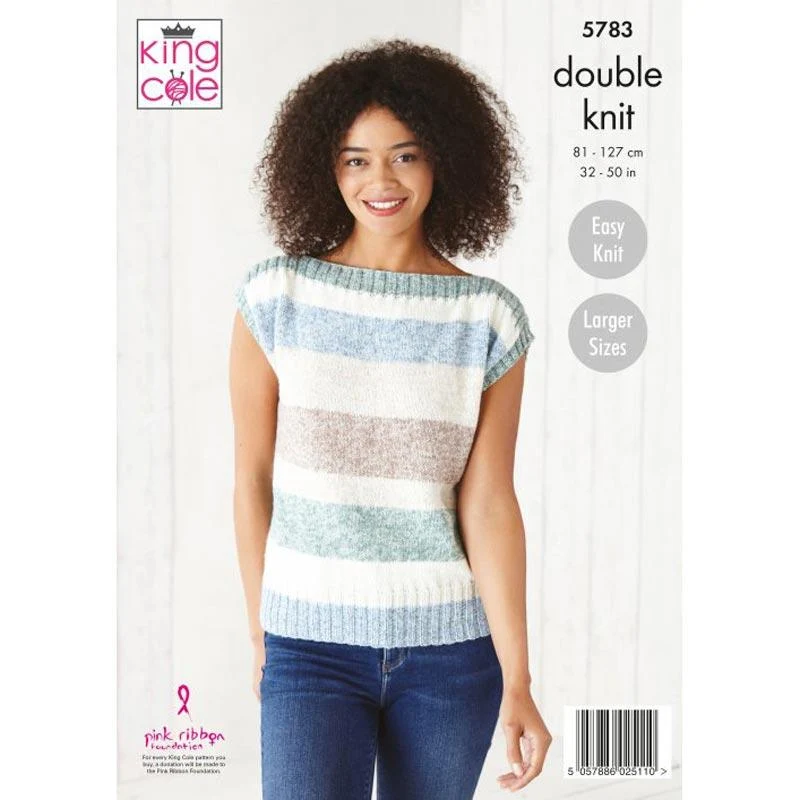 Sweater and Top in King Cole Harvest Dk - Image 2