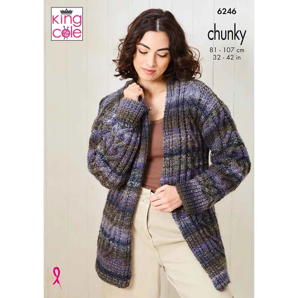 Sweater & Cardigan in King Cole Cottagespun Chunky - Digital Version