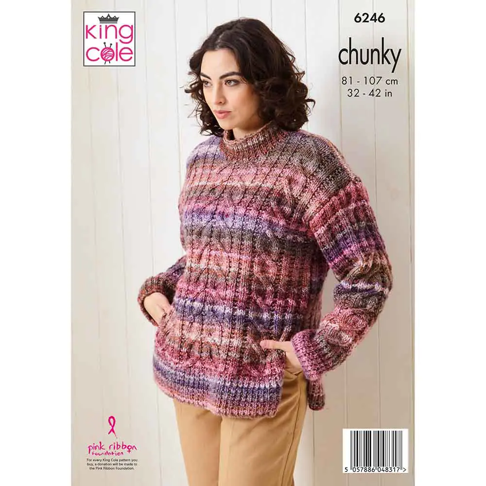 Sweater & Cardigan in King Cole Cottagespun Chunky - Digital Version - Image 3