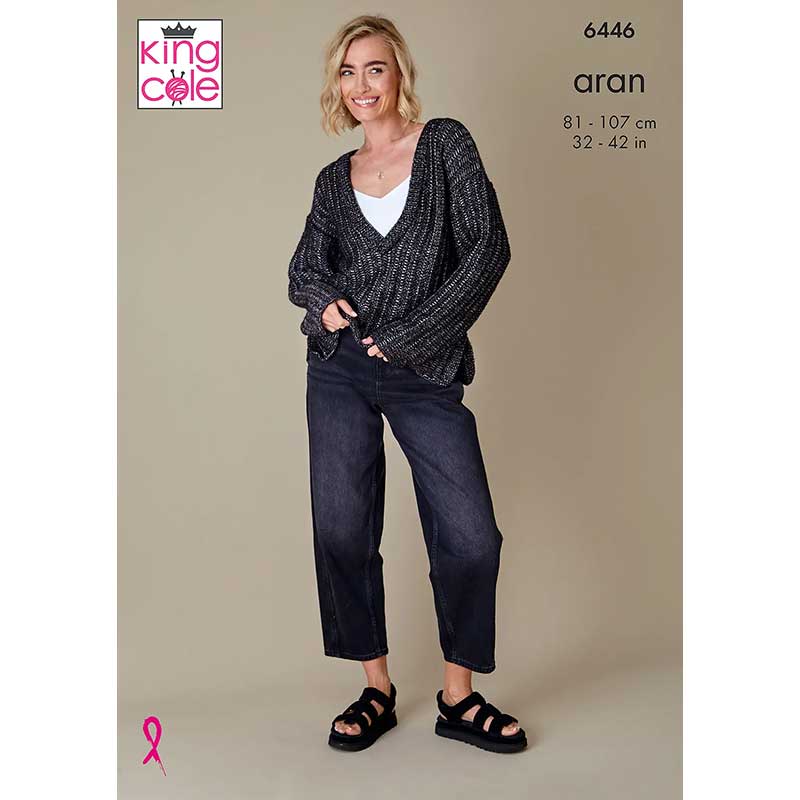 Sweater & Cardigan Knitted in King Cole Firefly Aran