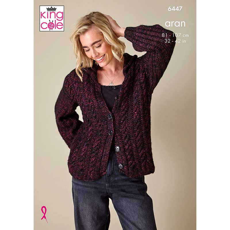 Sweater & Cardigan Knitted in King Cole Firefly Aran