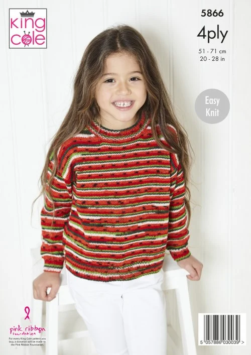 Sweater & Cardigan Knitted in King Cole Footsie 4ply - Image 3