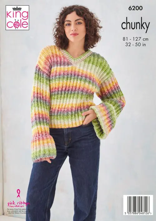 Sweater & Cardigan Knitted in King Cole Hedgerow Chunky - Image 3