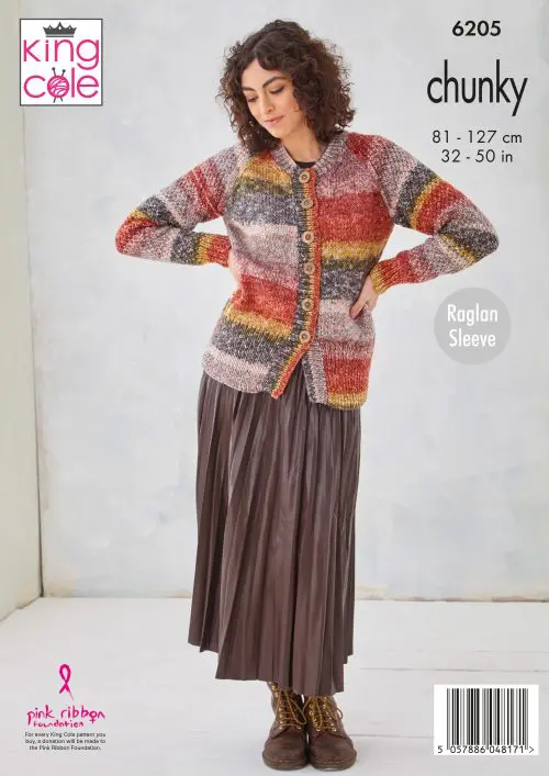 Sweater & Cardigan Knitted in King Cole Hedgerow Chunky - Digital Version 6205 - Image 3