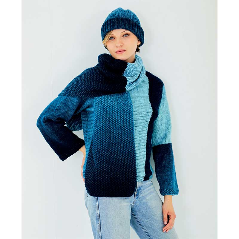 Sweater, Hat and Scarf in Stylecraft Horizon Chunky - Image 3