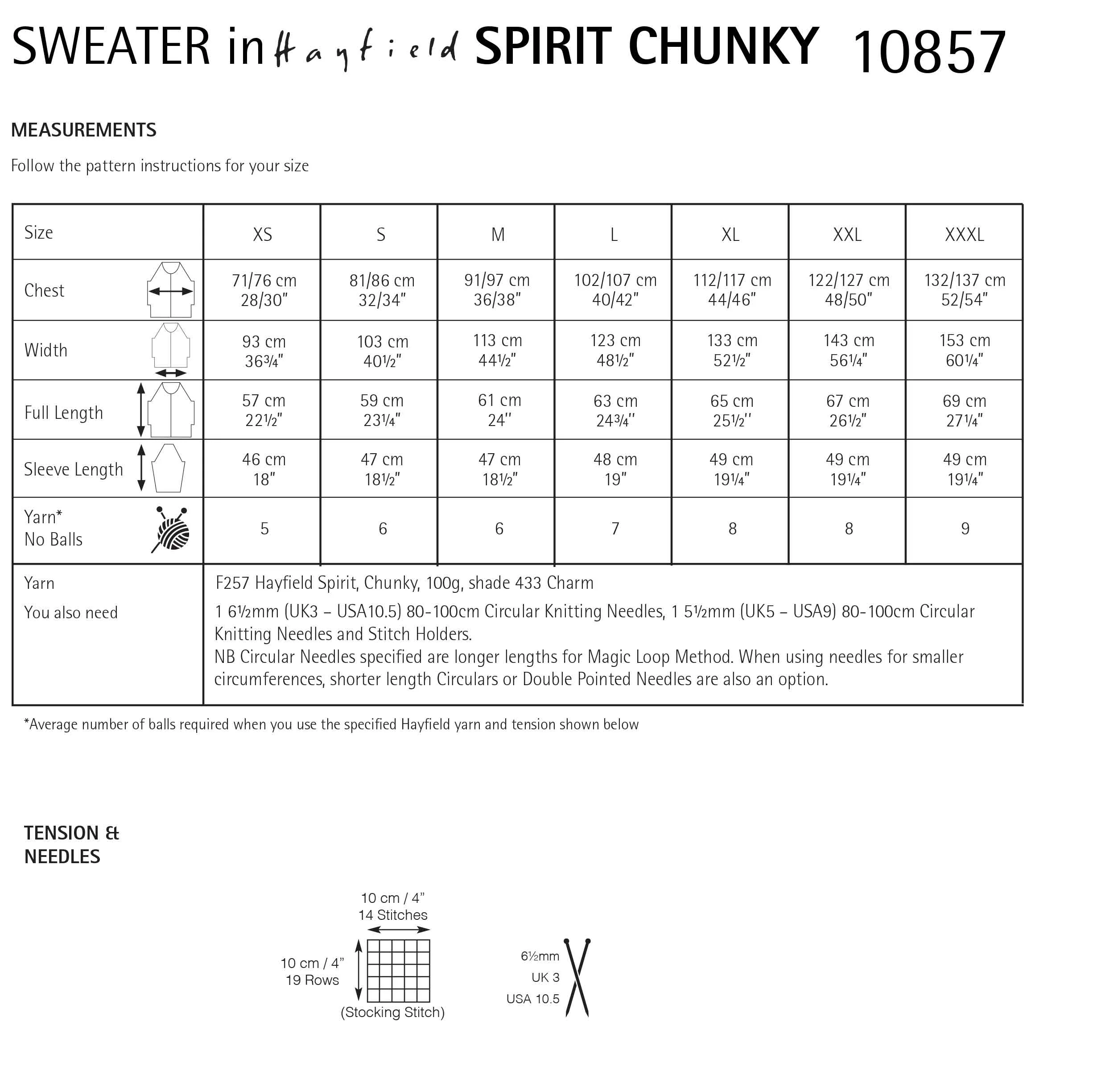 Sweater in Hayfield Spirit Chunky - Digital Version 10857 - Image 2
