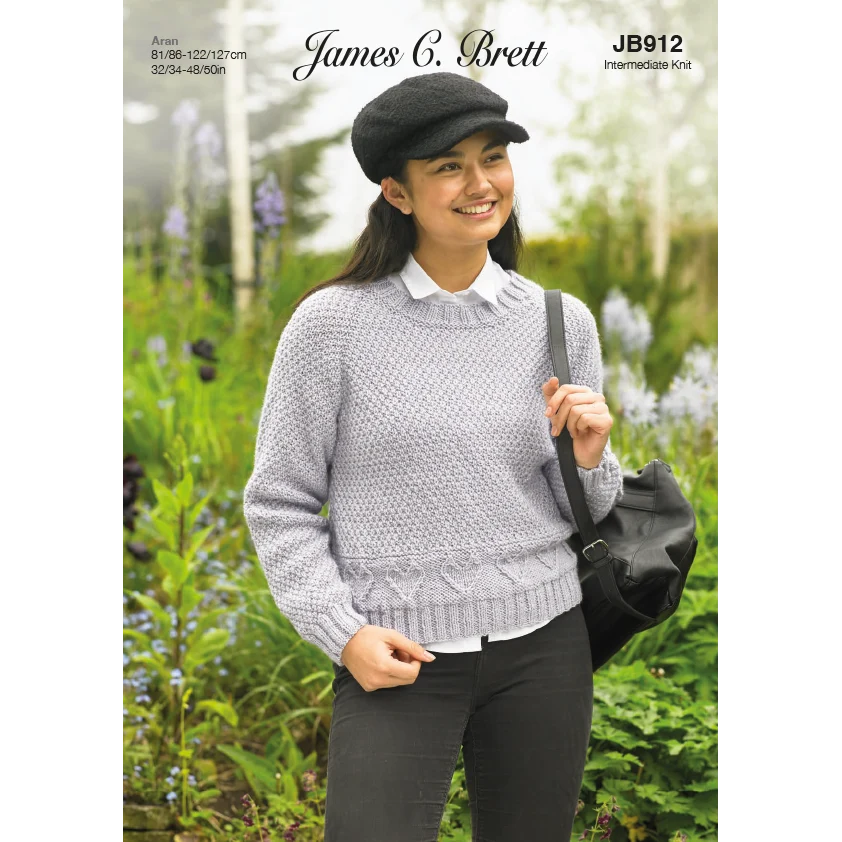 Sweater in James C Brett Croftland Aran