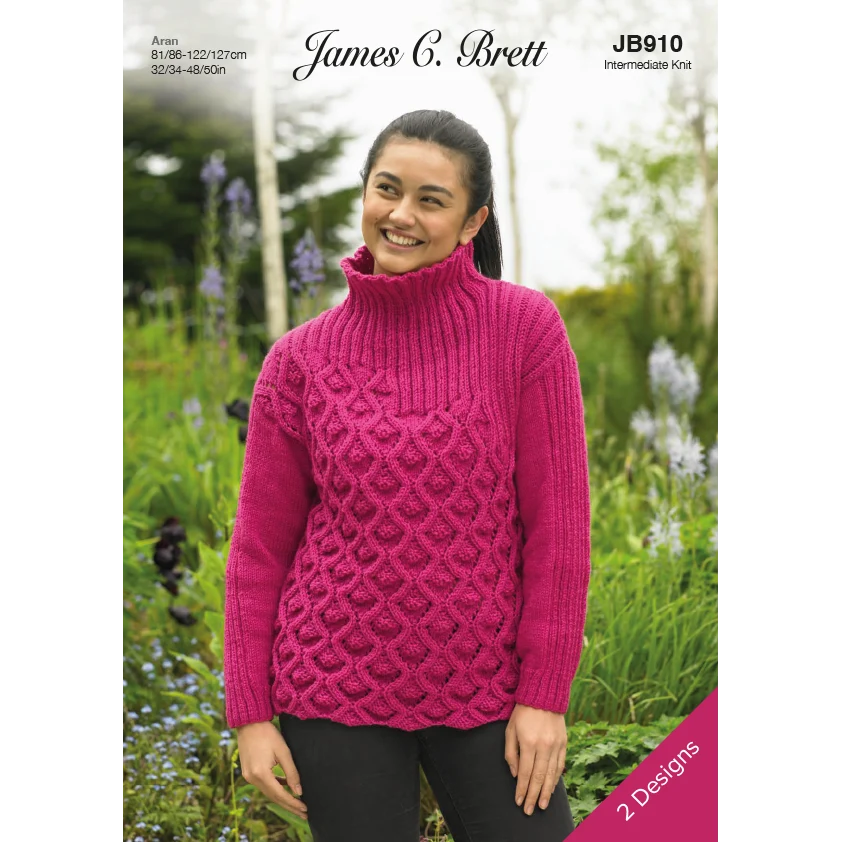 Sweater in James C Brett Croftland Aran