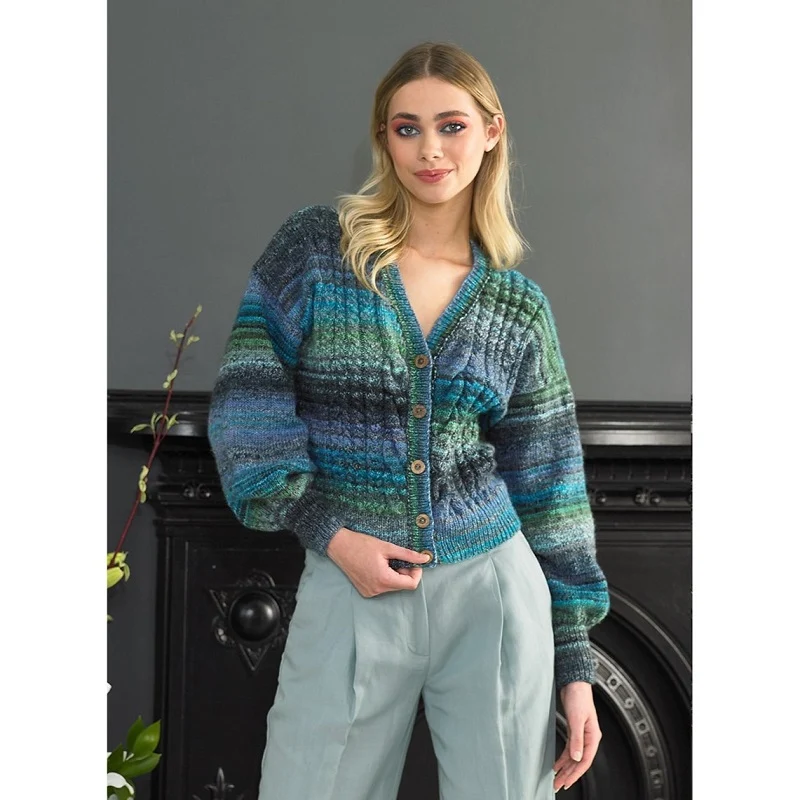 Cardigan in James C Brett Emotions Dk