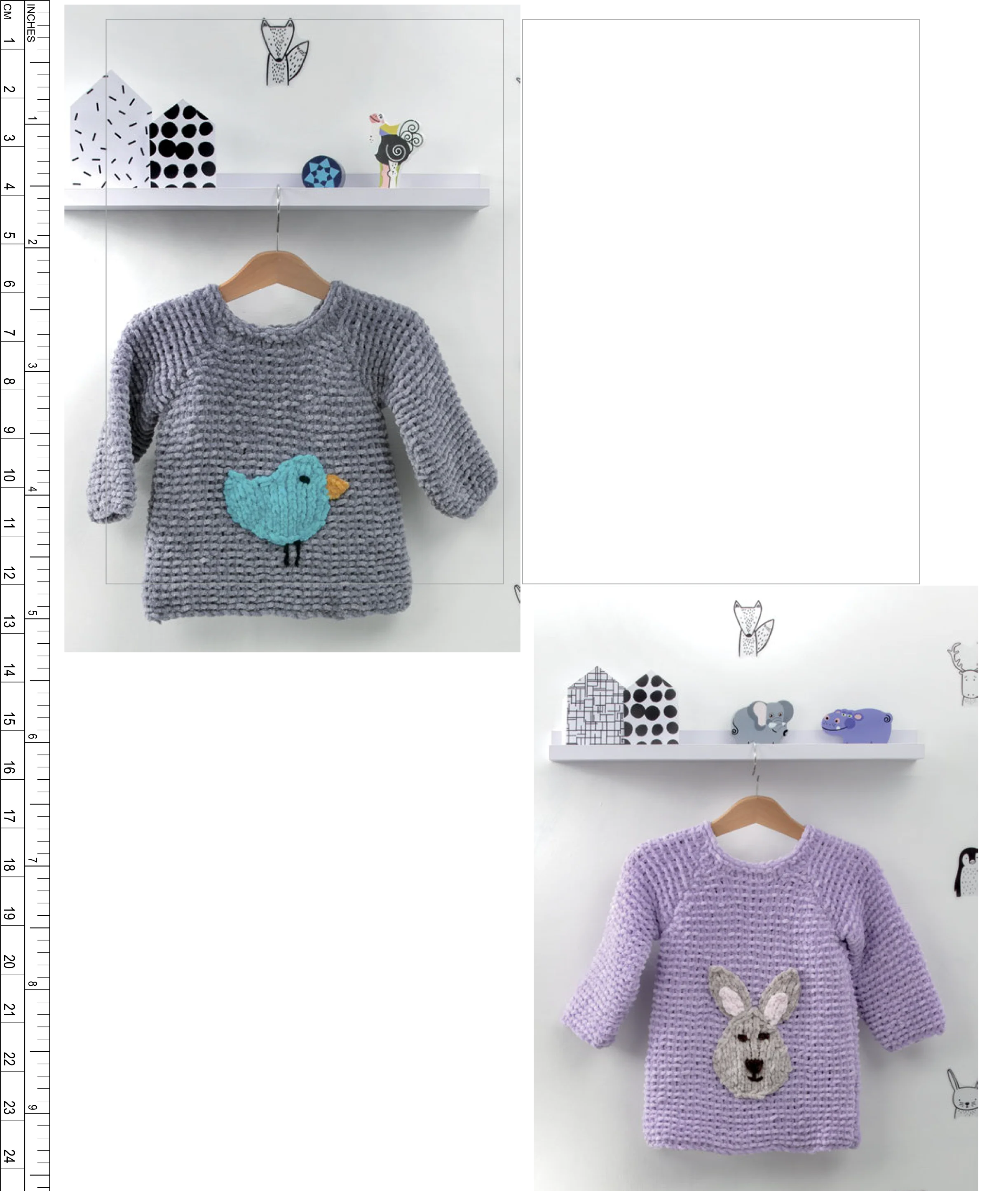 Sweater in James C Brett Flutterby Chunky - Image 3