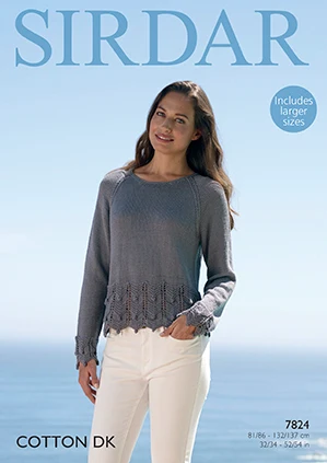 Sweater in Sirdar Cotton Dk