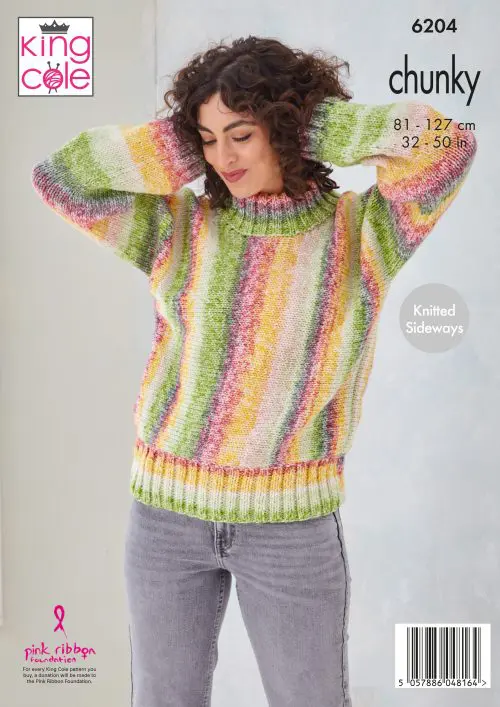 Sweater & Jacket Knitted in King Cole Hedgerow Chunky - Digital Version 6204 - Image 3