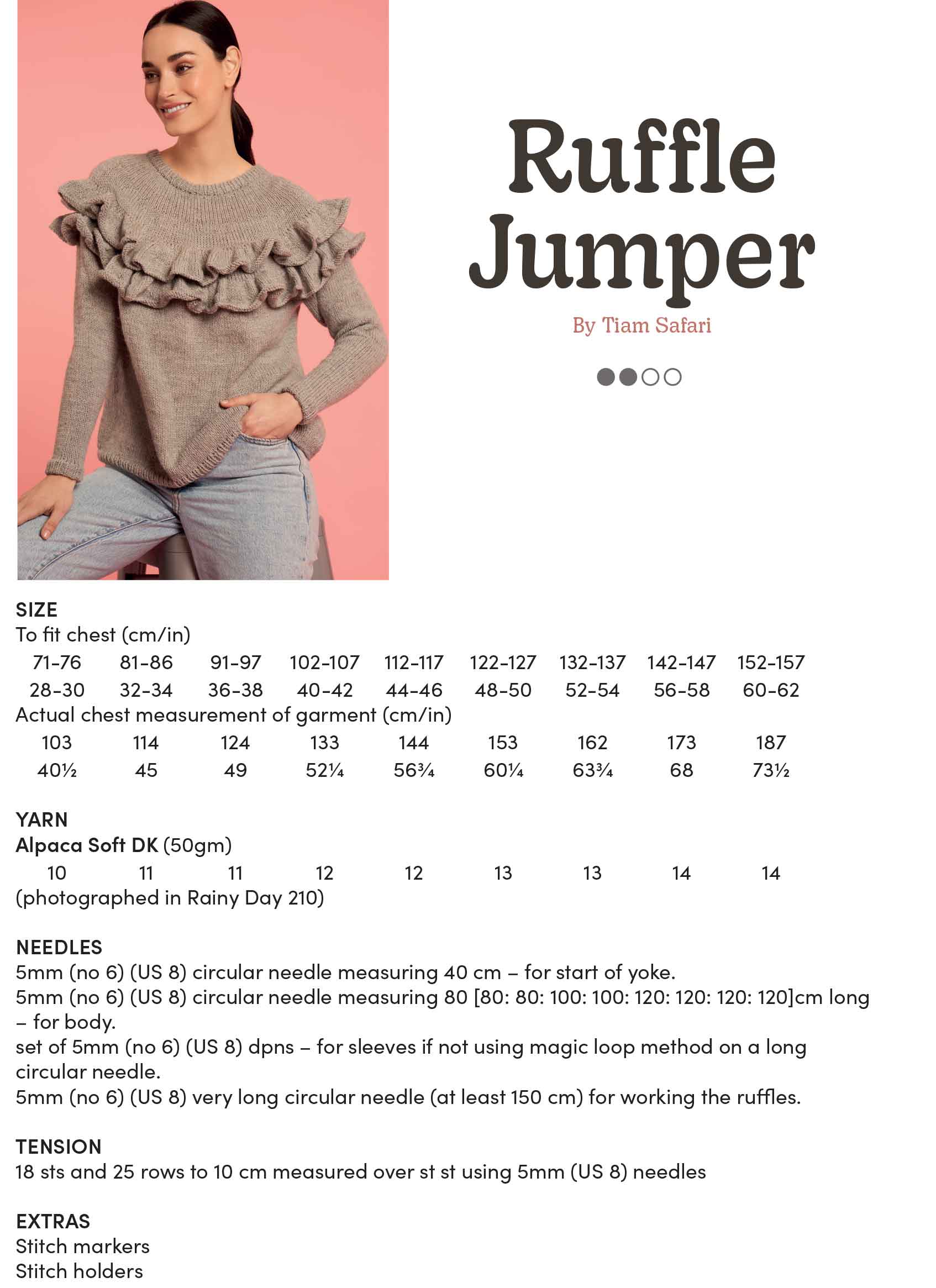 Sweater Style in Rowan Alpacasoft Dk - Digital eBook ZB357P - Image 4