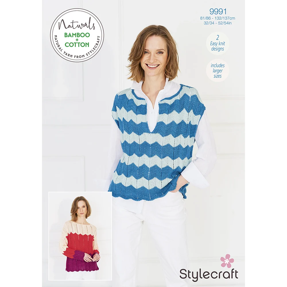 Sweater & Top in Stylecraft Naturals Bamboo+ Cotton DK