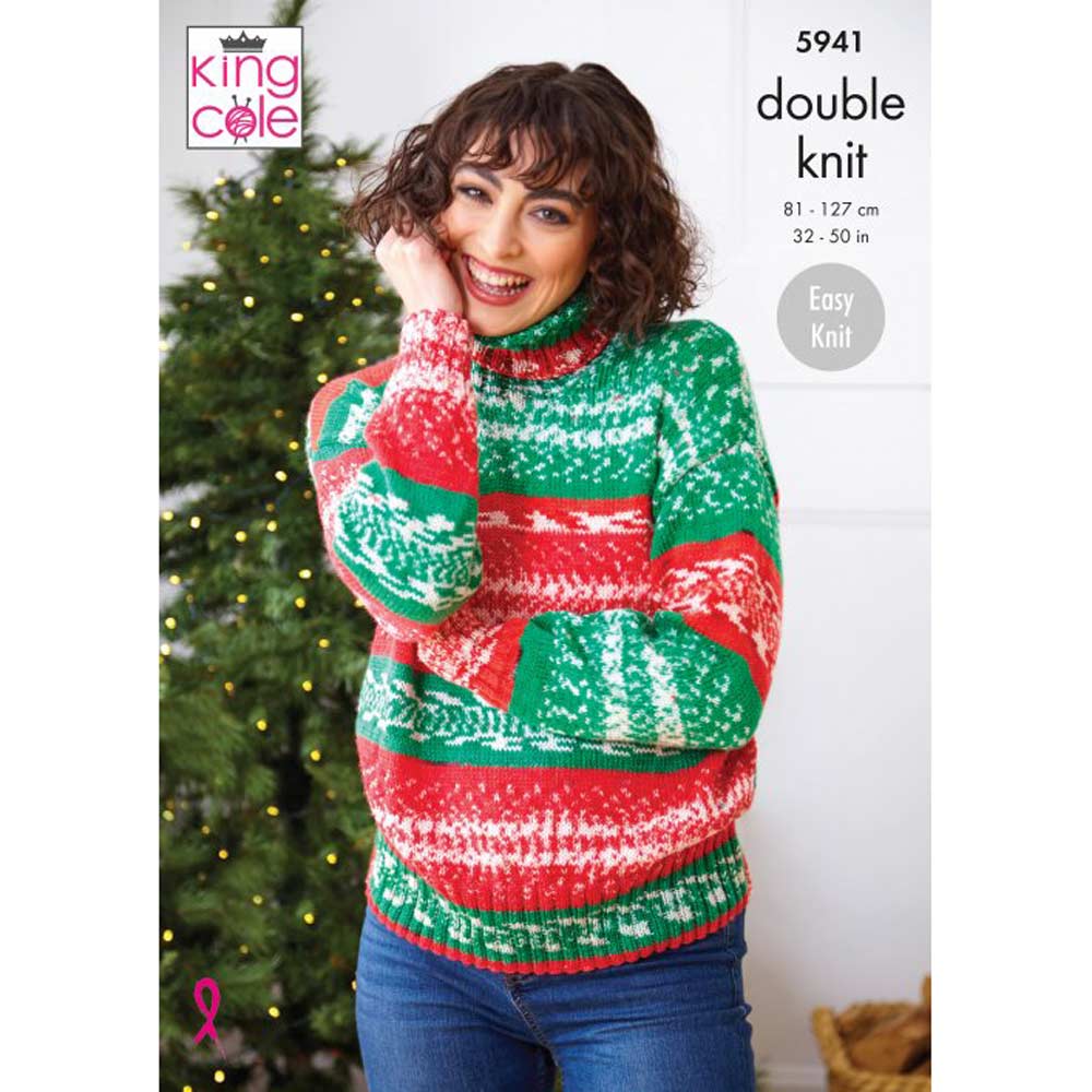Sweaters Cowl and Hat in King Cole Fjord Dk - Digital Version 5941