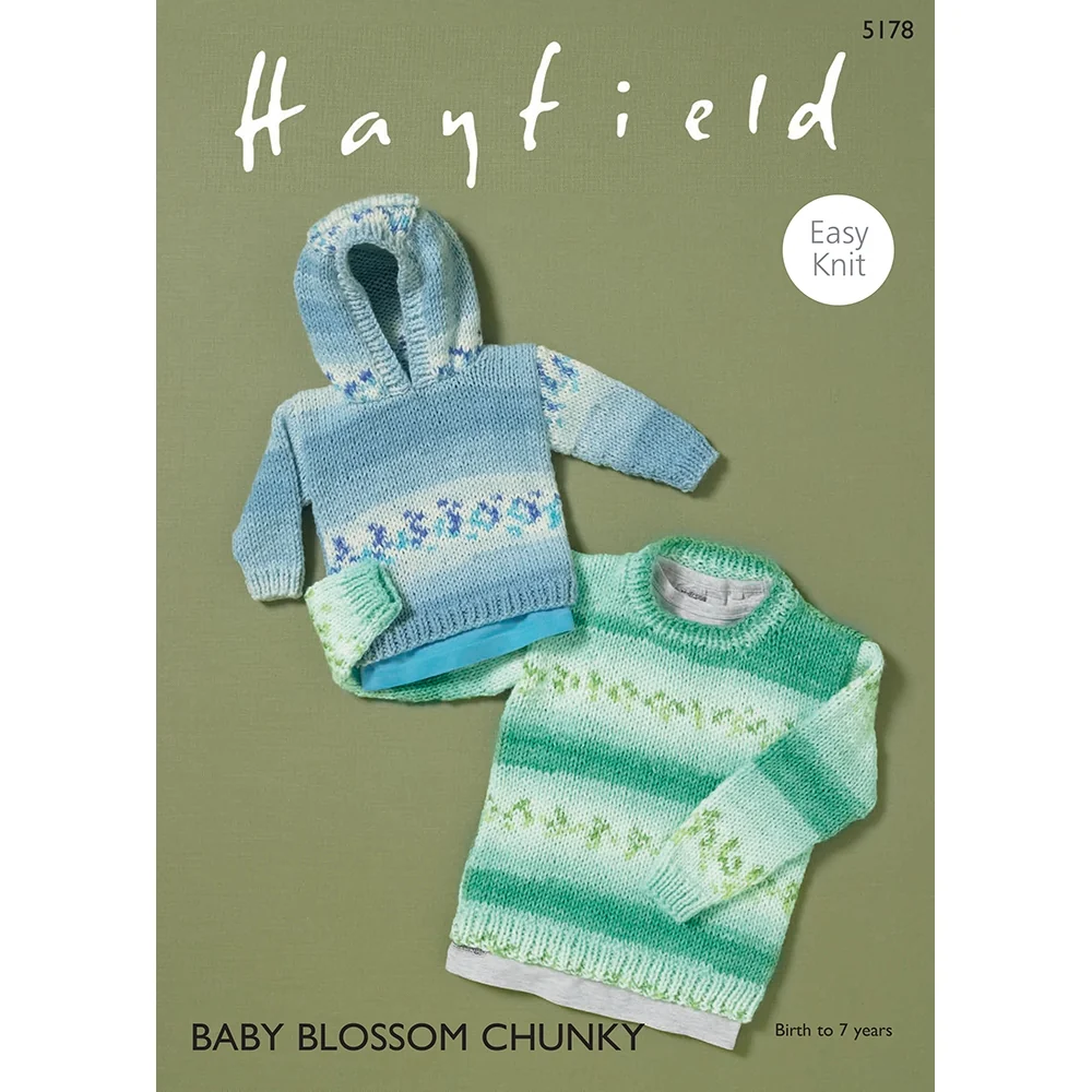 Sweaters in Hayfield Baby Blossom Chunky - Digital Version