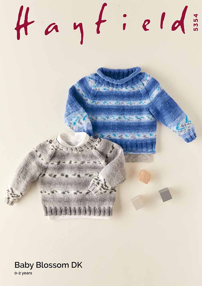 Sweaters in Hayfield Baby Blossom DK