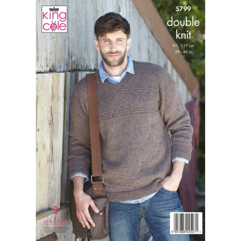 Sweaters in King Cole Homespun Dk - Digital Version 5799 - Image 3