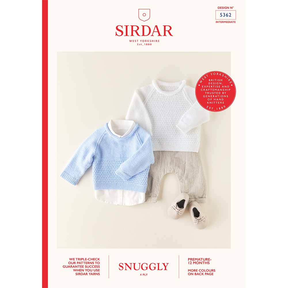 Sweaters in Sirdar Snuggly 4ply 5362 - Digital Version