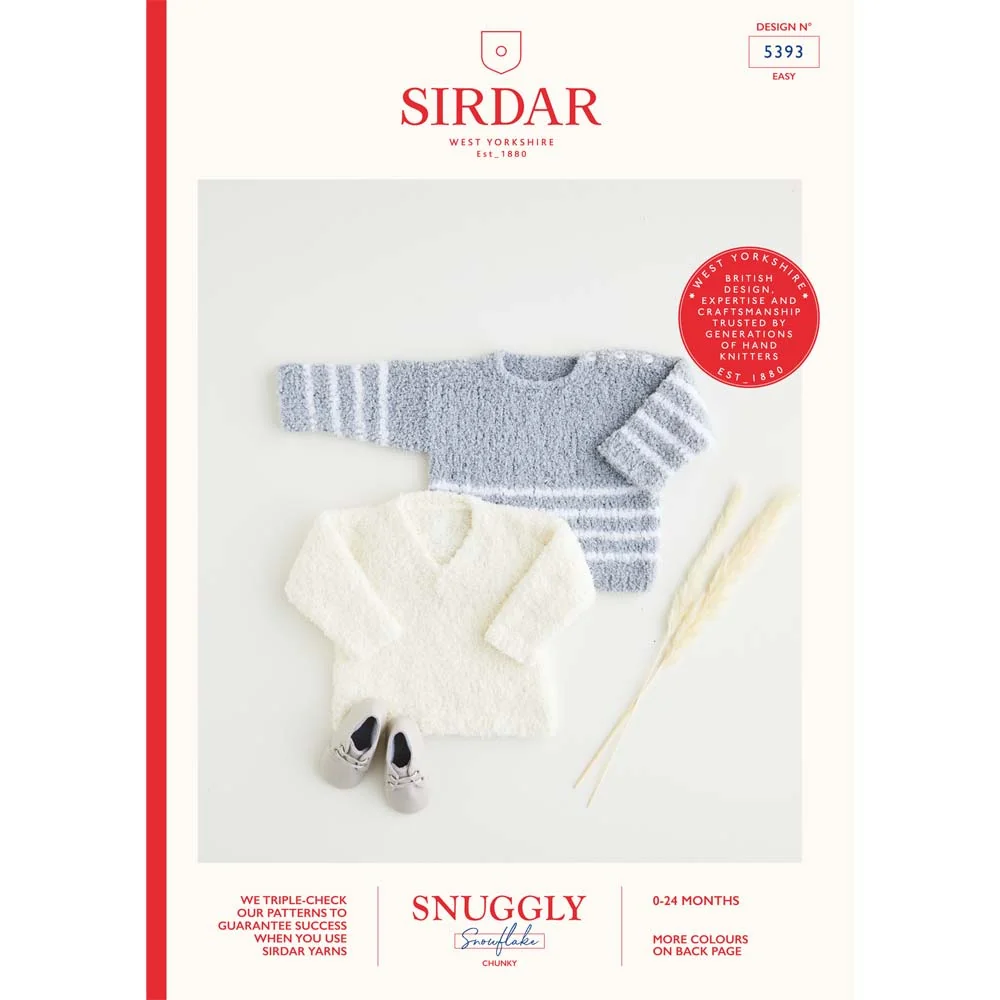 Sweaters in Sirdar Snuggly Snowflake Chunky