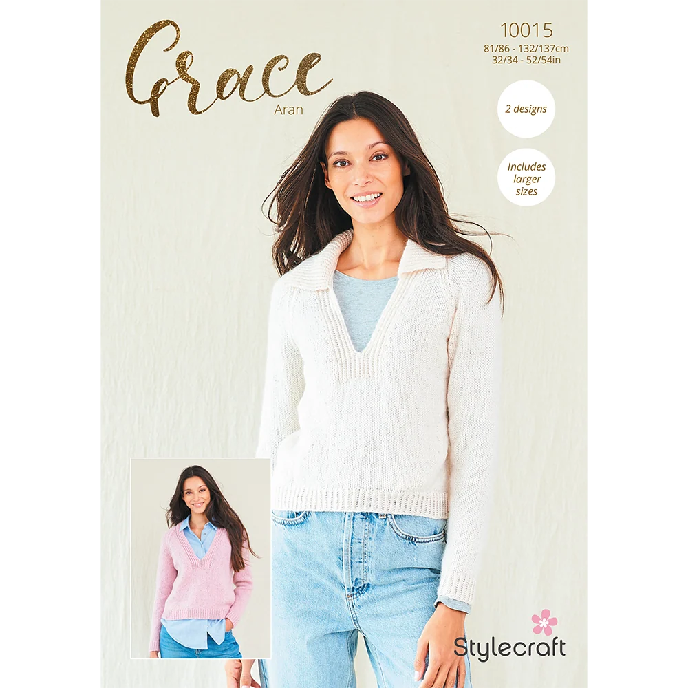 Sweaters in Stylecraft Grace Aran - Digital Version 10015