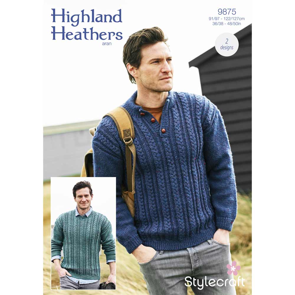Sweaters in Stylecraft Highland Heathers Aran - Digital Version 9875