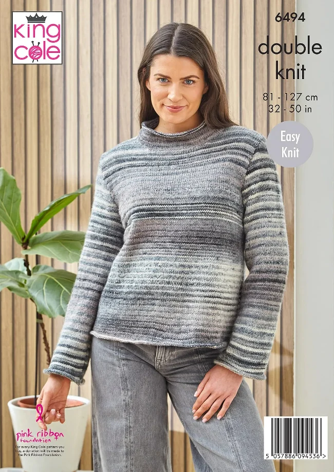 Sweaters Knitted in King Cole Cottagespun Dk - Image 3