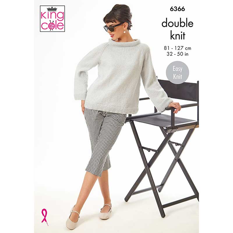 Sweaters knitted in King Cole Merino Blend DK