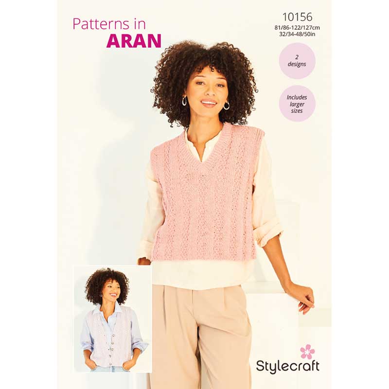 Tank and Waistcoat in Stylecraft Soft Pastels Aran