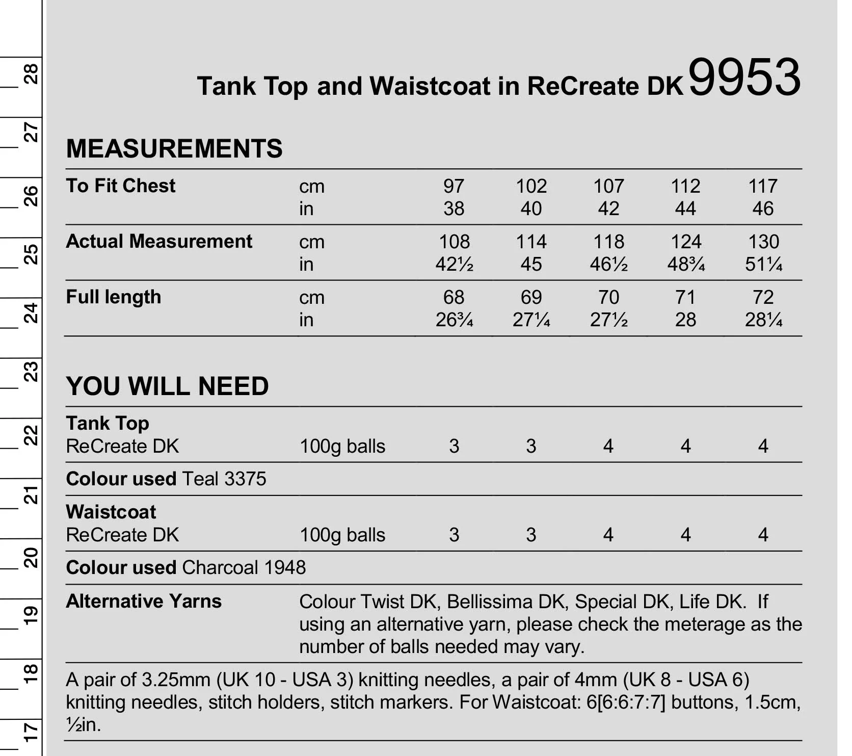 Tank Top and Waistcoat in Stylecraft ReCreate Dk - Image 2