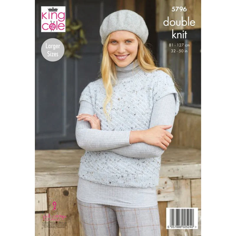 Tanks in King Cole Homespun Dk - Digital Version 5796 - Image 3