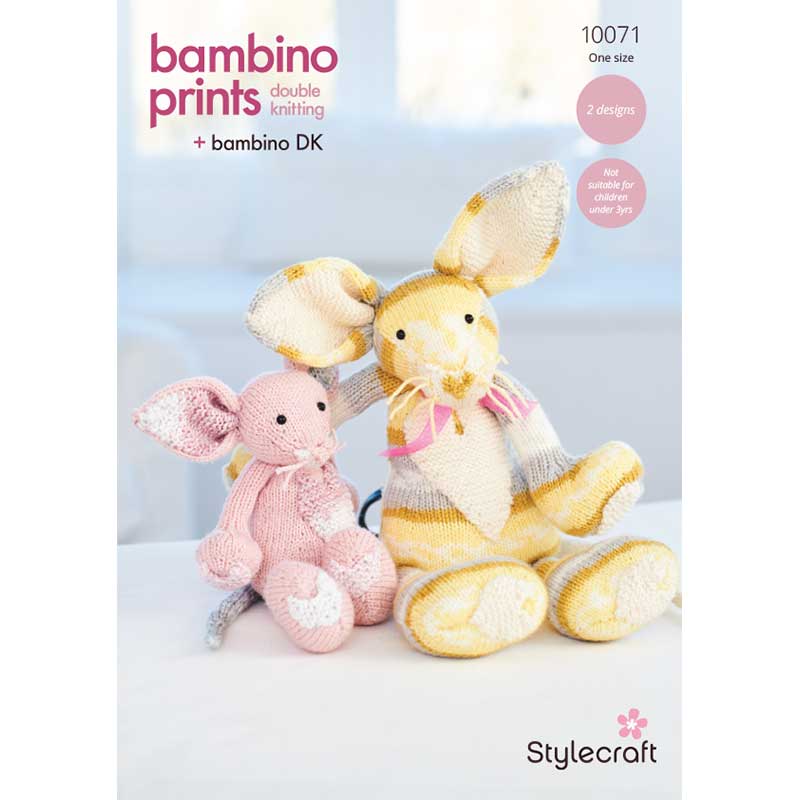Tara and Tikka the Cat in Stylecraft Bambino DK & Prints DK