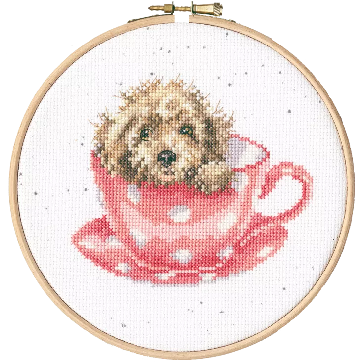 Teacup Pup- Bothy Threads Cross Stitch Kit