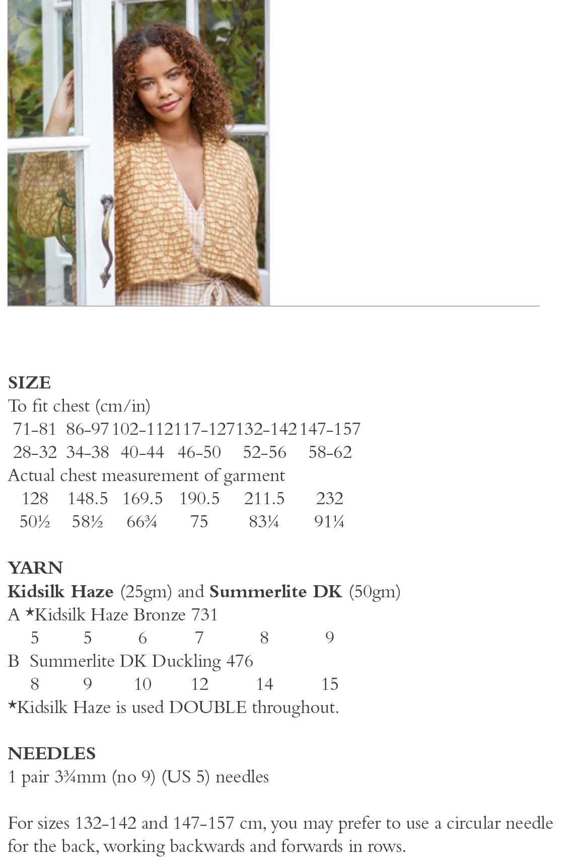 Temperate Cardigan in Rowan Summerlite Dk & Kidsilk Haze - Digital Version Temperate-ENP - Image 2