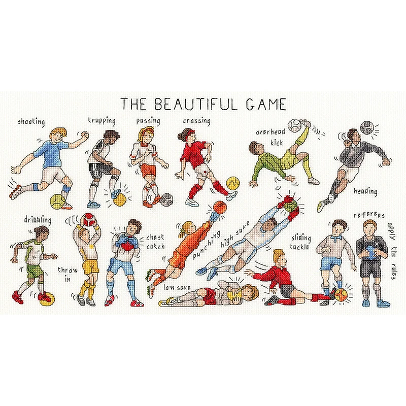 The Beautiful Game - Bothy Threads Cross Stitch Kit
