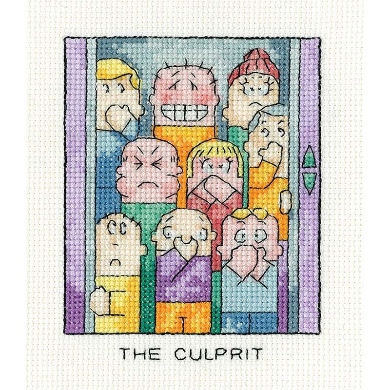 The Culprit - Heritage Crafts Cross Stitch Kit
