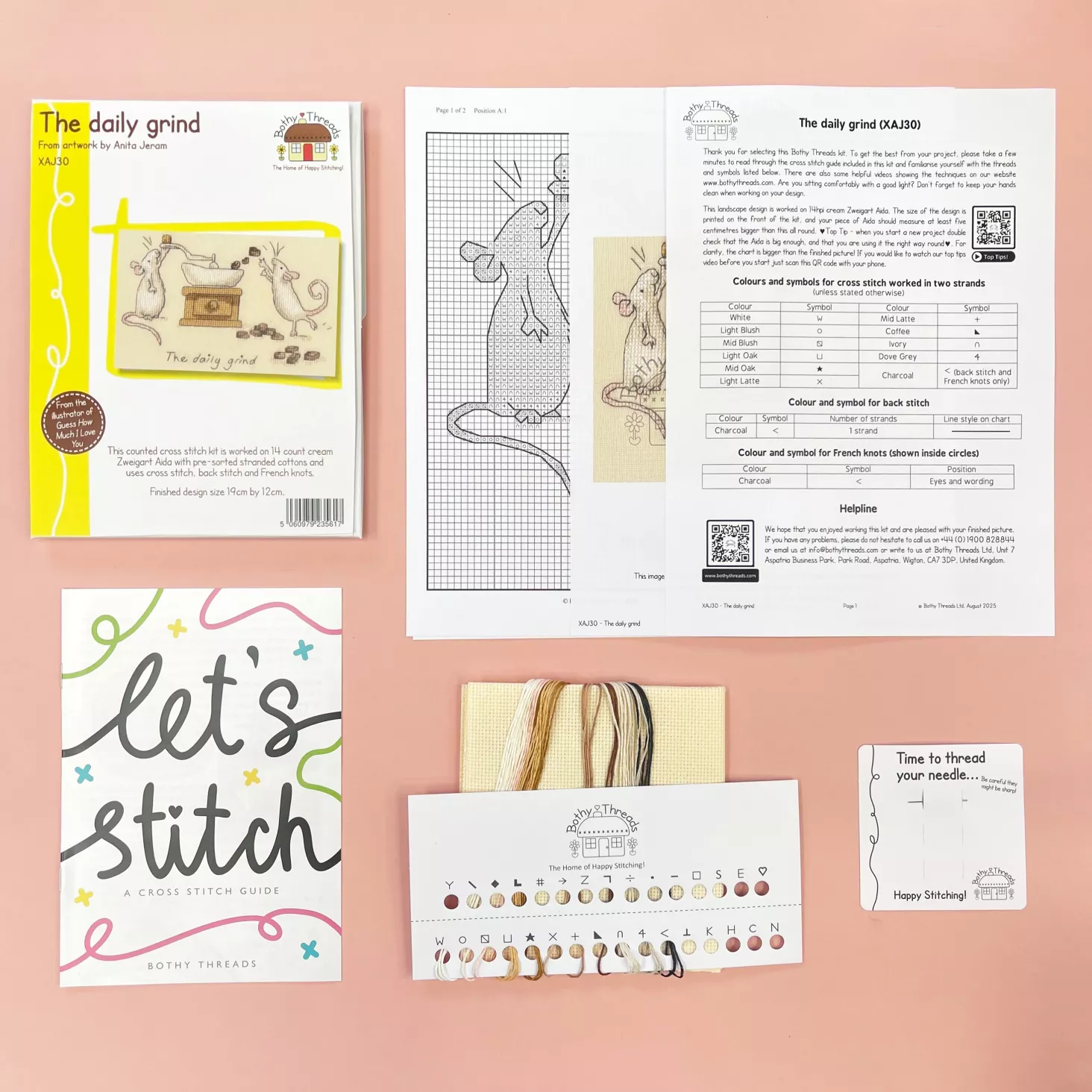 The Daily Grind - Bothy Threads Cross Stitch Kit - Image 2