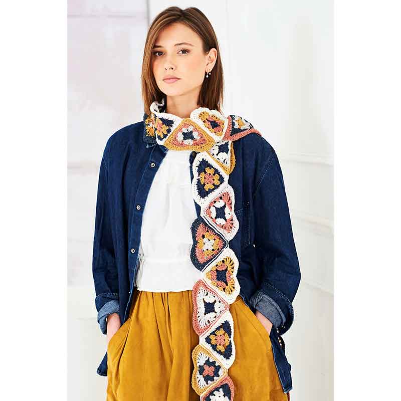 The Heart Scarf Make Along in Stylecraft ReCreate Dk including Printed Pattern - Image 3
