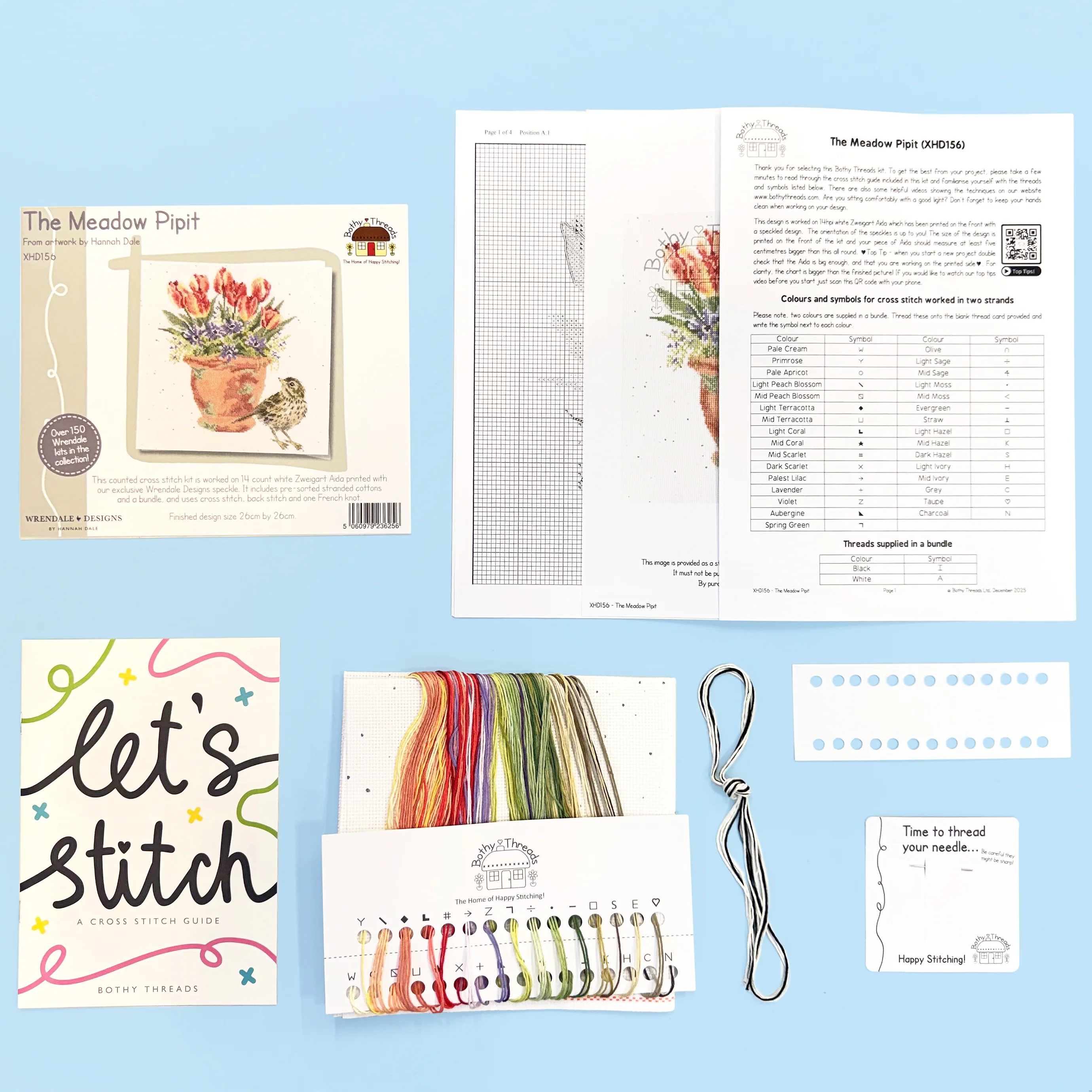 The Meadow Pipit - Bothy Threads Cross Stitch Kit - Image 2