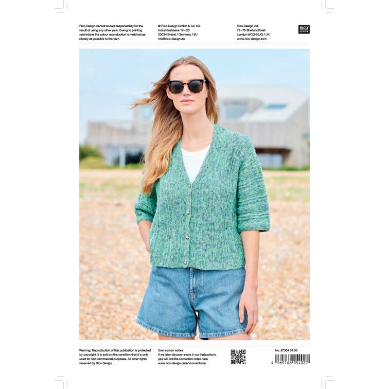 Top and Cardigan in Rico Creative Lazy Hazy Summer Cotton Dk - Image 3